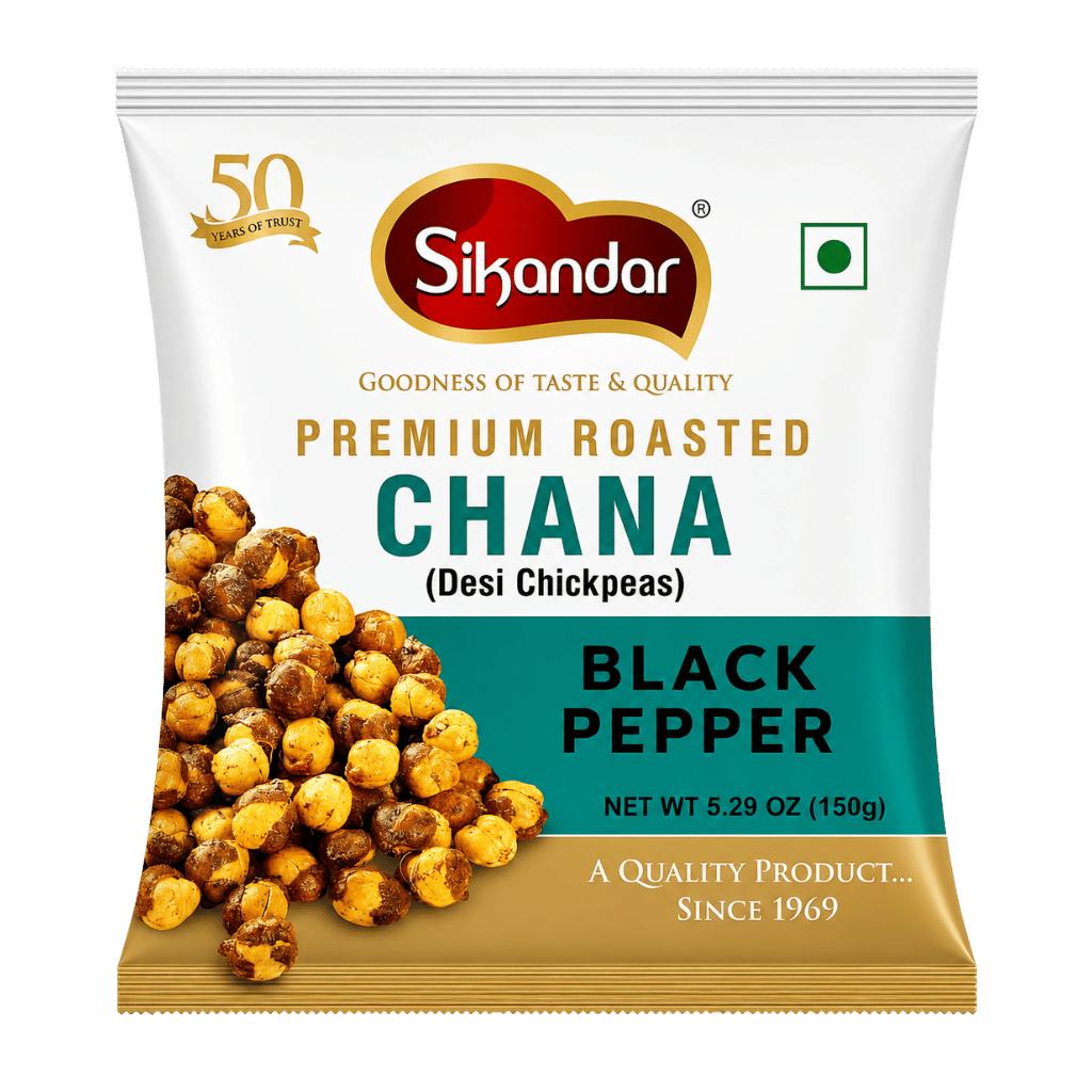 Sikandar Foods Black Pepper Chana 150 g buy online USA - 1